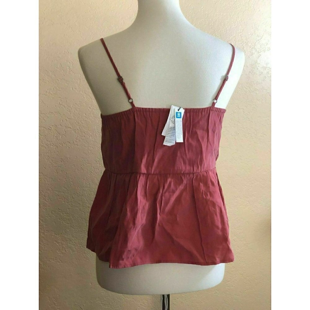 Treasure & Bond Embroidered Peplum Tank Top XL - Picture 4 of 6